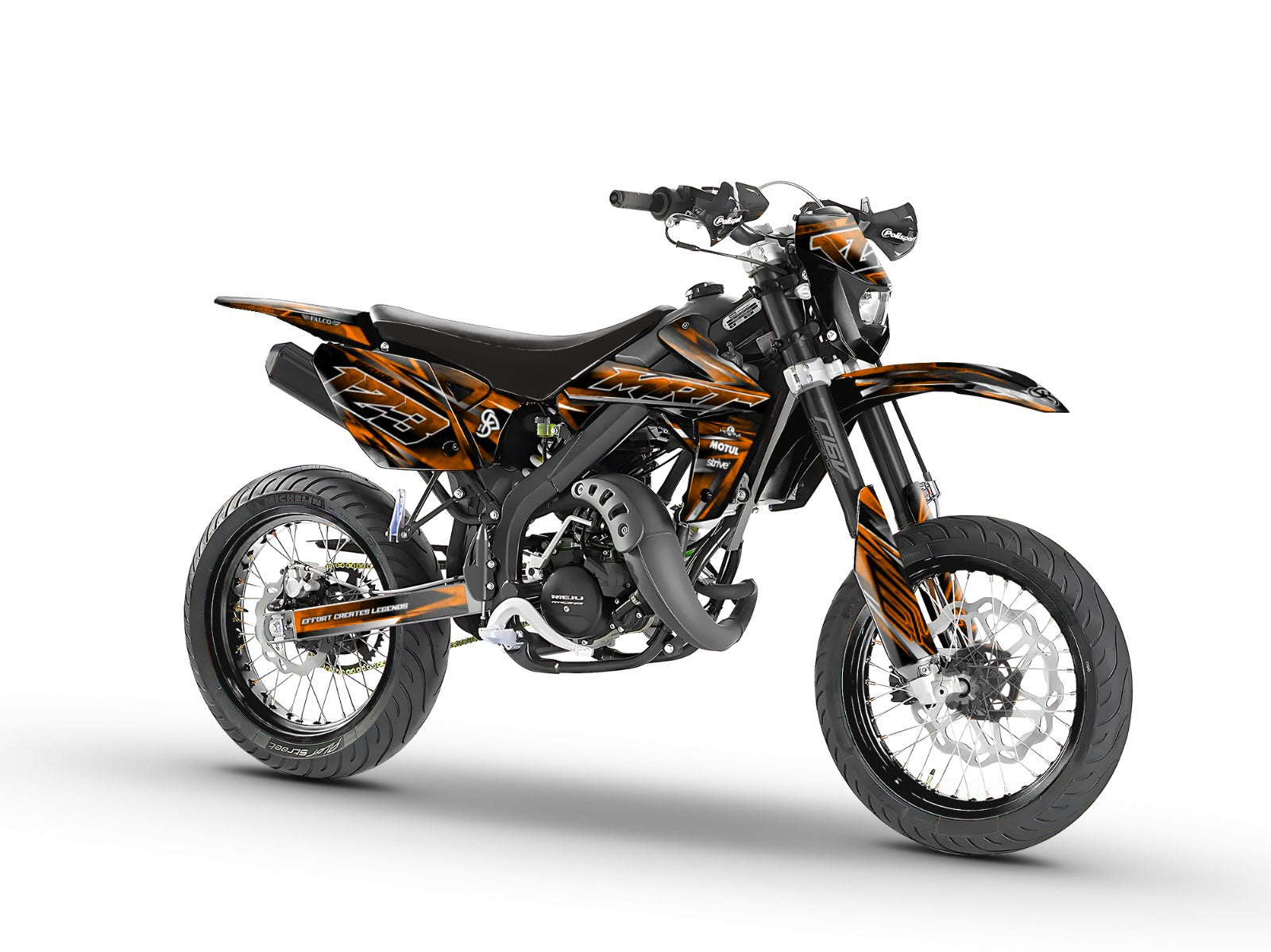 Kit Déco 50cc STRIVE ORANGE - PERSONNALISABLE